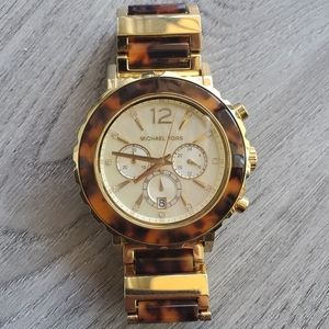 Michael Kors Lille Chrono Watch MK-5790 Tortoise